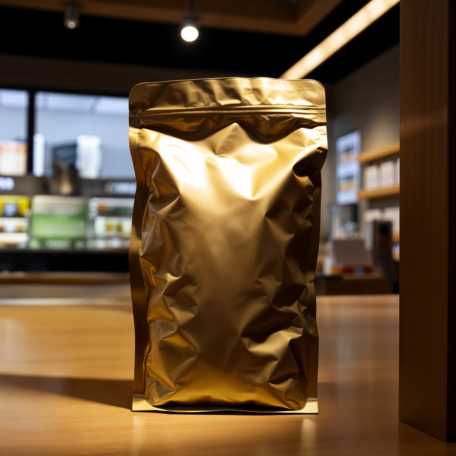 Maquette de packaging premium pour export